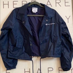 Navy Champion throw over